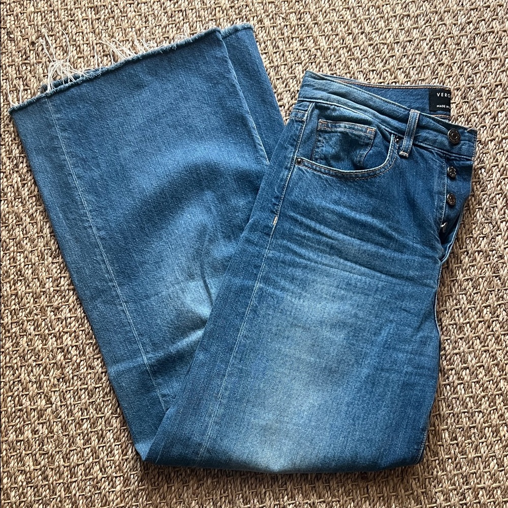 Veronica Beard Taylor raw hem jeans sz 27